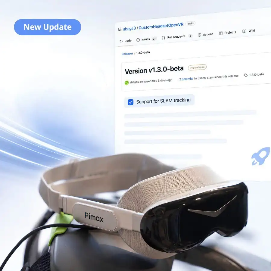 8K VR Headset OLED Eye Tracking Virtual Reality Device For Flight Simulator Racing Simulator PC Gaming Immersive Experience