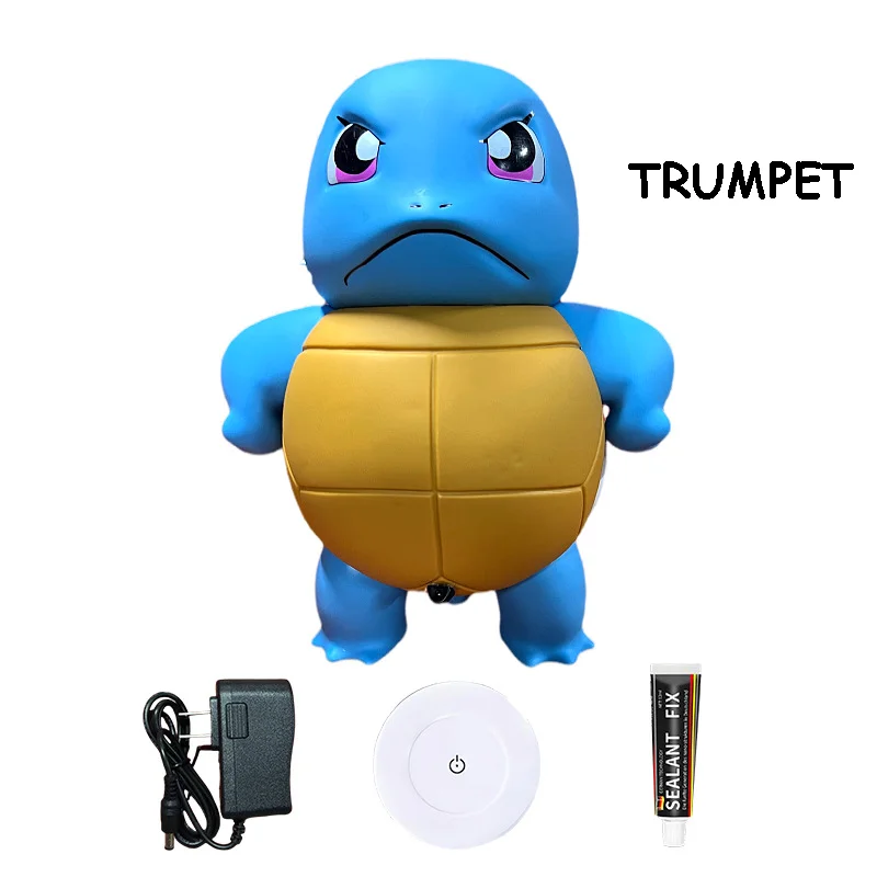 A Genie Turtle That Squirts Water On The Outboard of The Car A Pokemon Large Proud Genie Turtle Car Decoration Christmas Gift