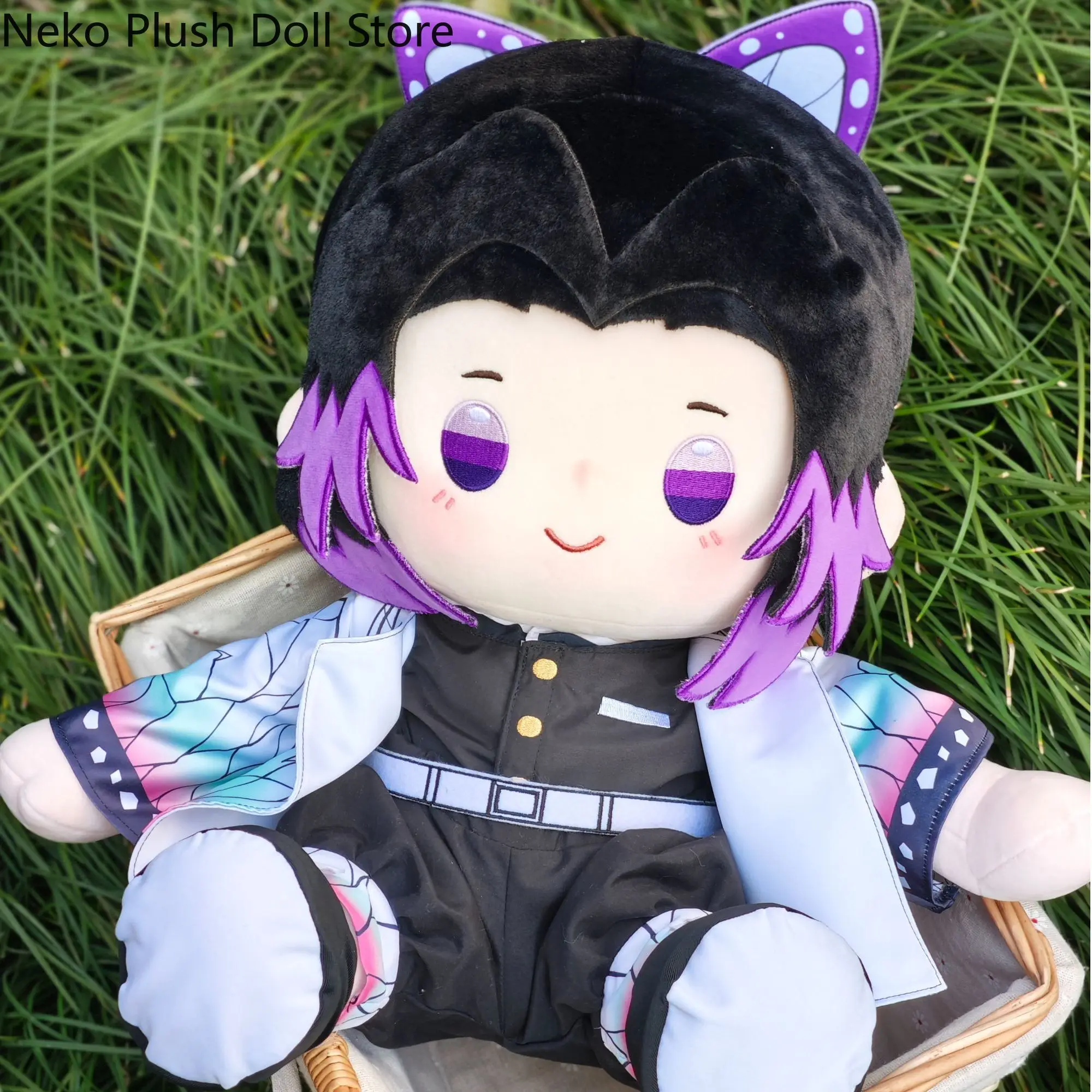 

Shinobu Kocho аниме атрибут косплей мультфильм Kawaii хлопковая кукла подушка для тела плюшевые игрушки одеваются рождественский подарок 40 см