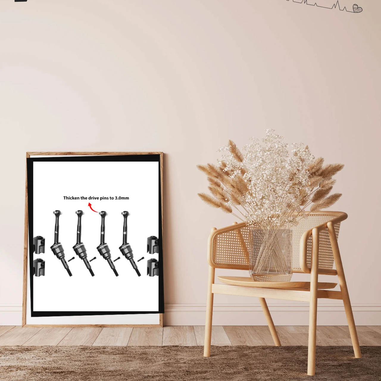 

GPM 4140 Carbon Steel Driveshafts And Drive Cups Upgrade Kit for TRAXXAS Mini Slash Mini Rally Front & Rear Racing Parts