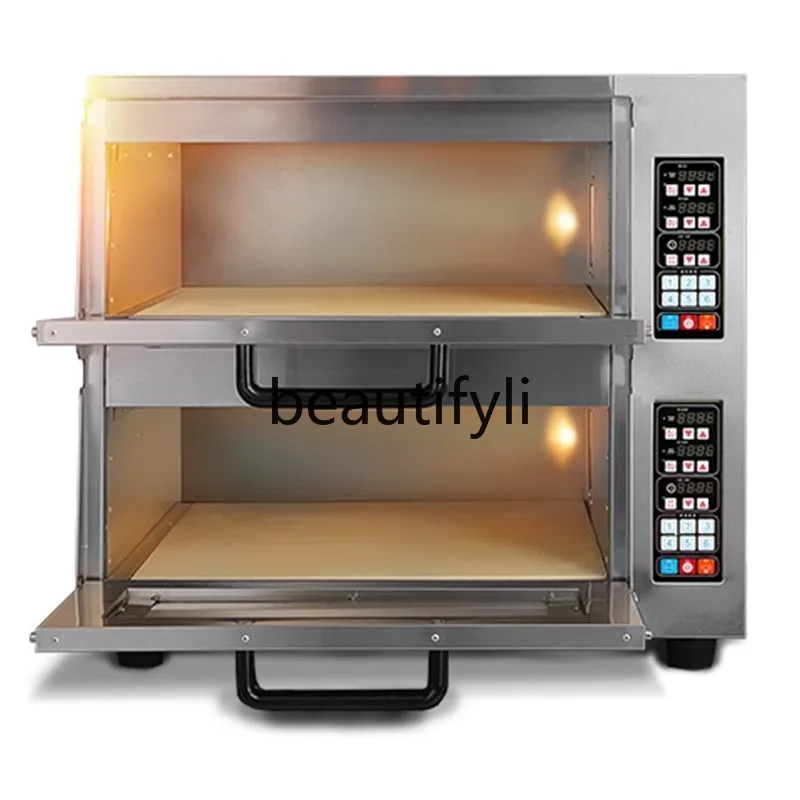Commercial Multifunctional Large Capacity Electric Oven Intelligent Baking Temperature Control Oven Double Layer Electric Oven