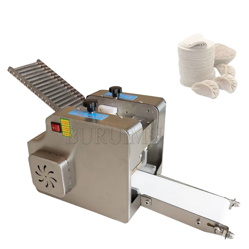 Dumpling Wrapper Maker Wonton Pi Making Machine Automatic Gyoza Skin Commercial Home Round Moulding Machine Ravioli Square Skin