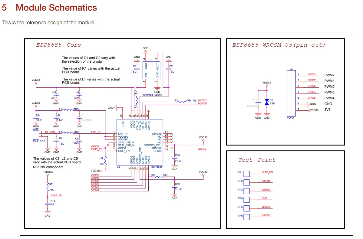 Espressif Modulo ESP8685-WROOM-05-H4