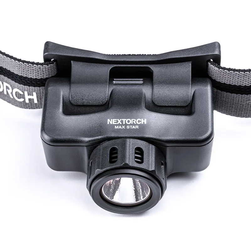 Nextorch MAX Star 360° Rotational Headlamp/Flashlight with Magnetic Dial Switch, 1200 Lumens,Built-in Rechargeable 18650 Battery