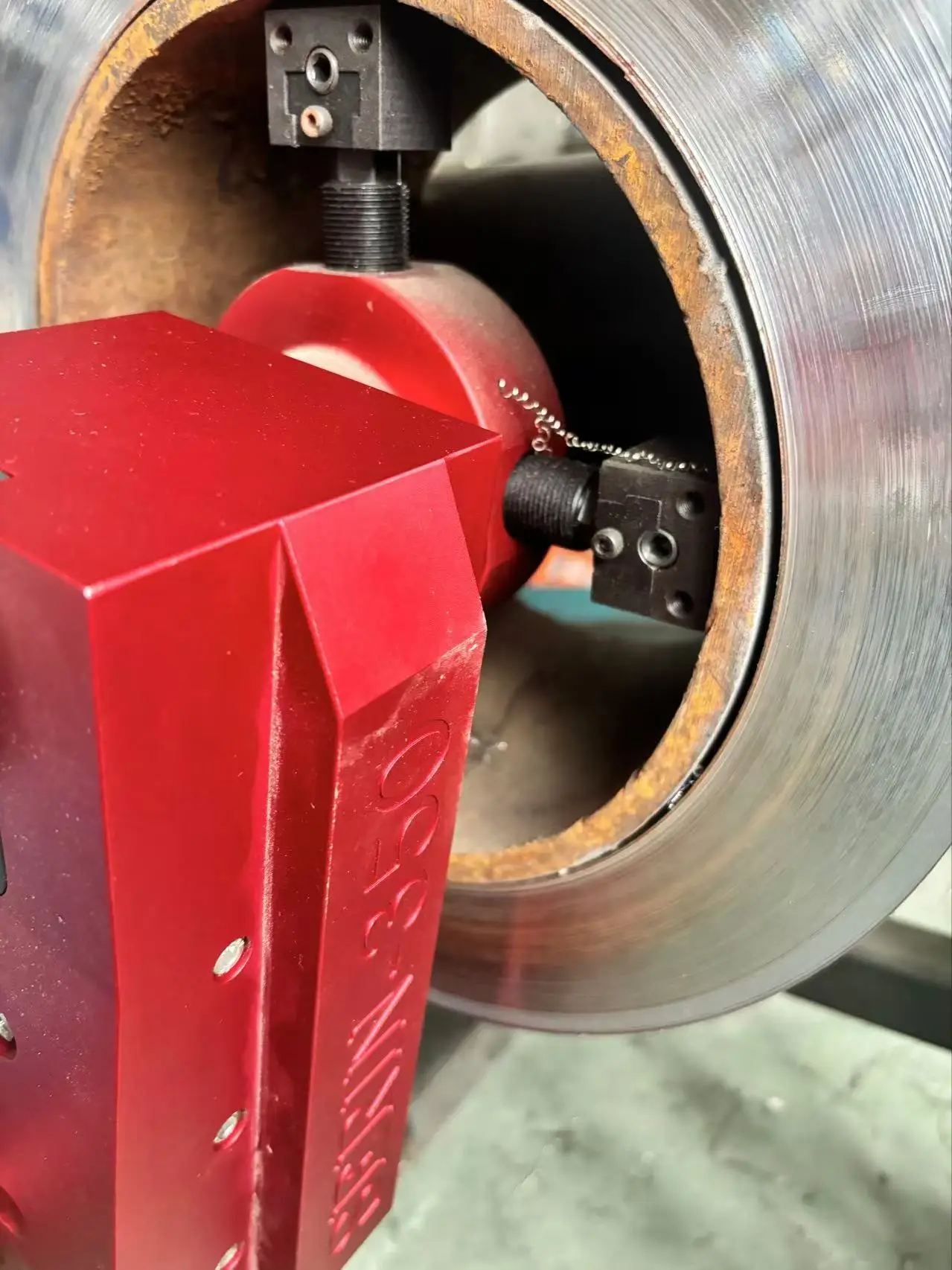 MFC-350 Portable Hand Power Flange Facing Machine on-Site Field Chamfering Tool