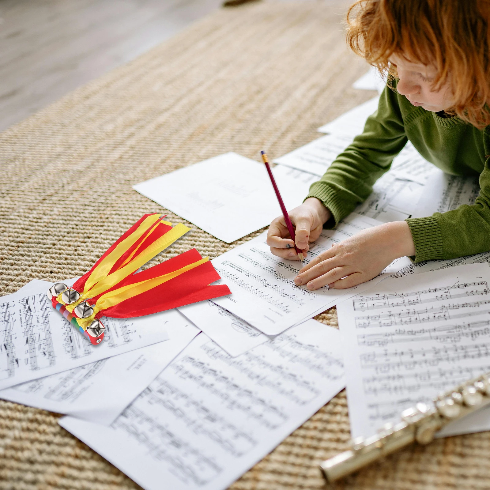 أجراس جرس الشريط للأطفال الجمباز الرقص الدعائم البلاستيك H les قابلة لإعادة الاستخدام آمنة الجمباز اكسسوارات للأطفال صالح مواد النسيج
