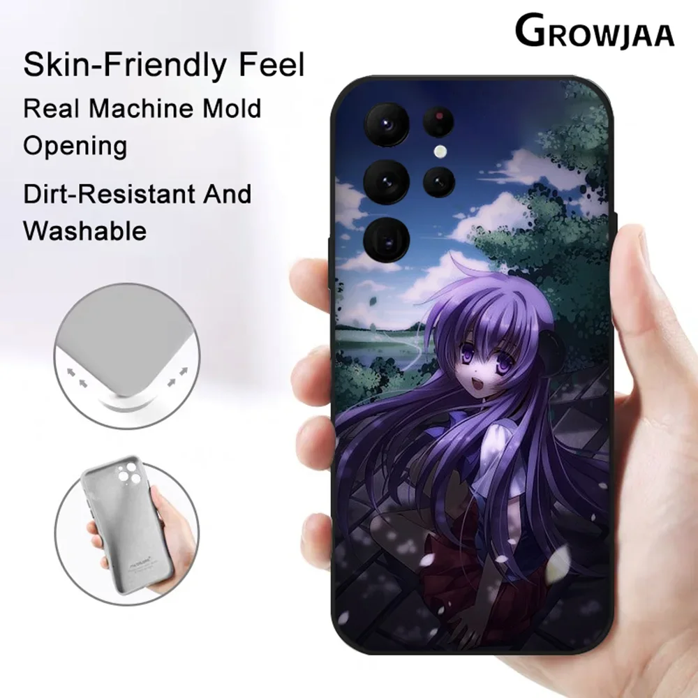 H-Higurashi When They C-Cry Phone Case for Samsung Galaxy S24 Ultra S22 S23 Ultra S21 S20 5G Protective Silicone TPU Funda