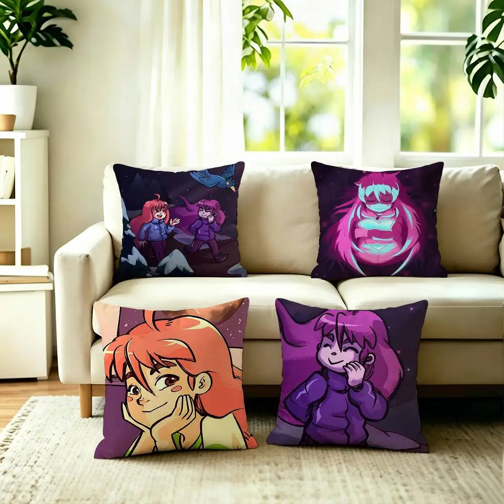 Hot Game C-Celestes Pillow Case Square Double-Sided Sofa Cushion Cover Bedroom Bedside Pillow