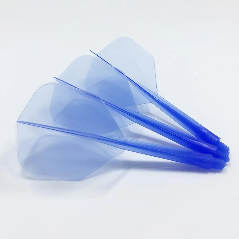 6 Stück Schraube Soft Darts transparente Darts Schwanz Anti-Fall Blatt Kunststoff Wellen profession elle Darts Zubehör