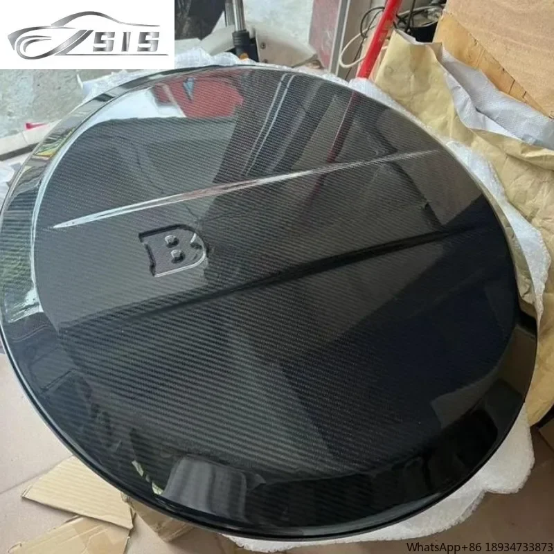 W464 Sparewheel Tire Cover fit for G class 1990-2022 year DRY carbon fiber W463 W463A W464 tire cover for g class