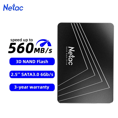 Netac SATA3 SSD 2,5 ''2tb 1tb HD disco duro SATA HDD 512gb 256gb 128gb 480gb 960gb disco duro interno de estado sólido para ordenador portátil