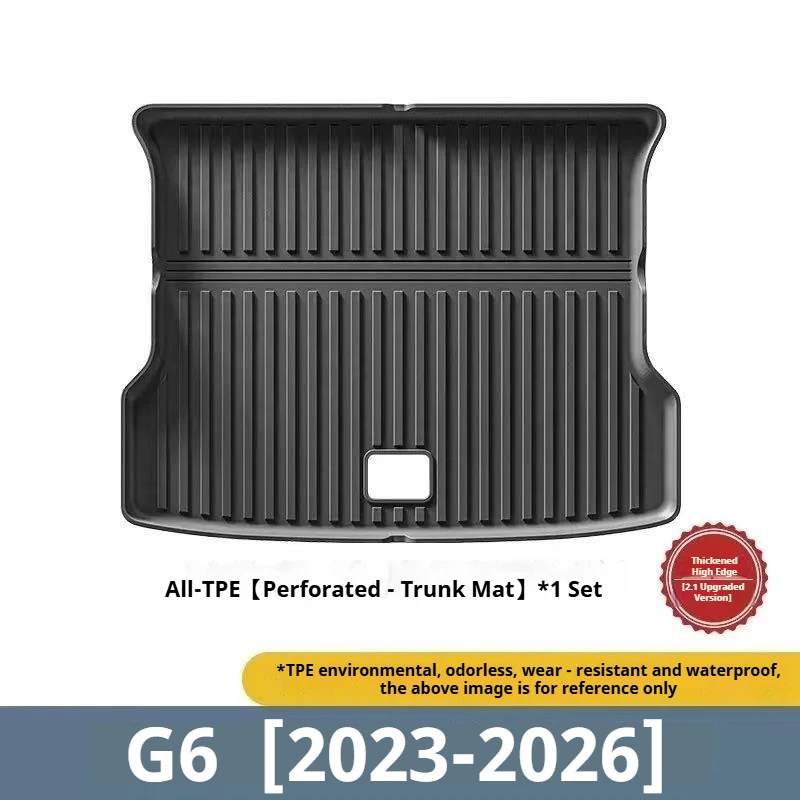 Für Xpeng G6 G7 2023-2026 Spezielle Auto-Kofferraummatte Rutschfest Wasserdicht Langlebig Kofferraum-Unterlage Rückenlehnenpolster – Detail 10