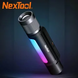 Nextool-屋外音楽懐中電灯,緊急スピーカー,rgbリズムライト,懐中電灯,900lm,ipx4,防水,12 in 1