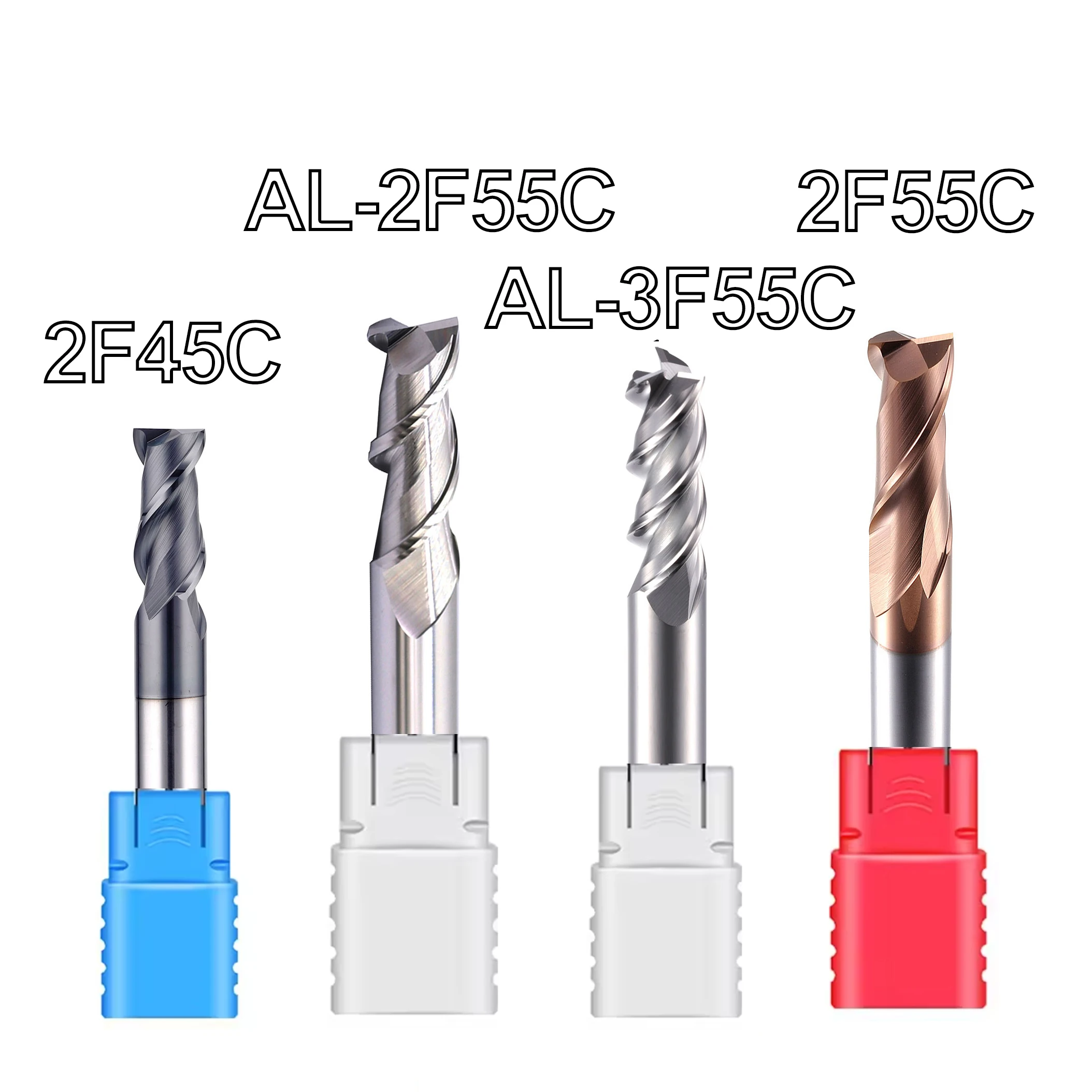 

MZG 2 Edge 3 Flute HRC 45 55 65 Square Milling Cutter Titanium Machining CNC Hard Alloy Carbide Tool Tungsten Steel End Mill