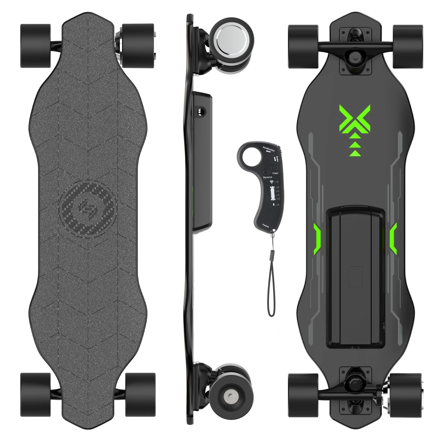 

Электрический скейтборд Isinwheel V6 для взрослых, 25,2 В, 2 Ач, аккумулятор, четырехколесный электронный скейтборд, шина 74*51 мм, электронный скутер