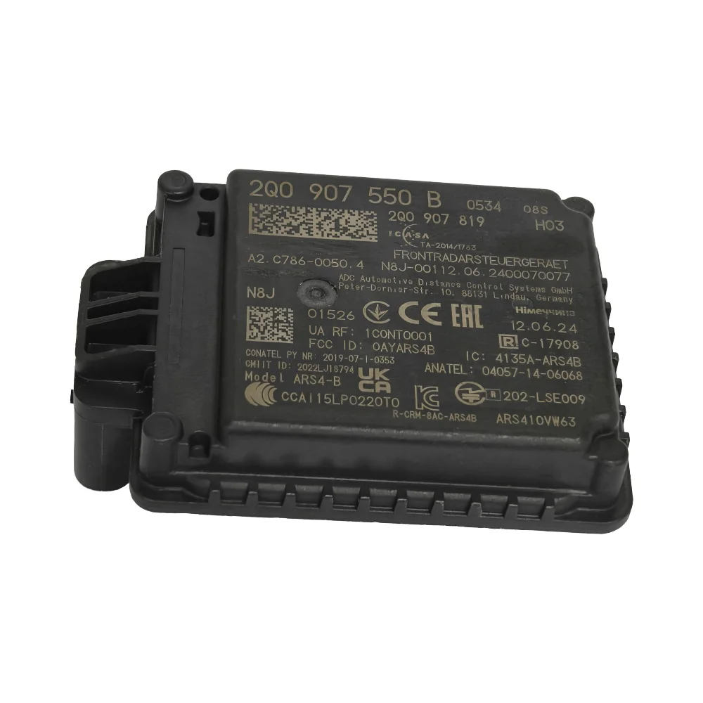 Adaptive Cruise Control ACC Radar Sensor 2Q0907550B For Audi Q3 F3 For Arteon Jetta MK7 Polo T-Corss T-Roc Car 2Q0 907 550 B