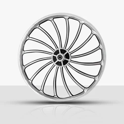 16 inch and 20 inch bicycle integrated wheel set with foldable wheel rim and adult aluminum alloy wheels