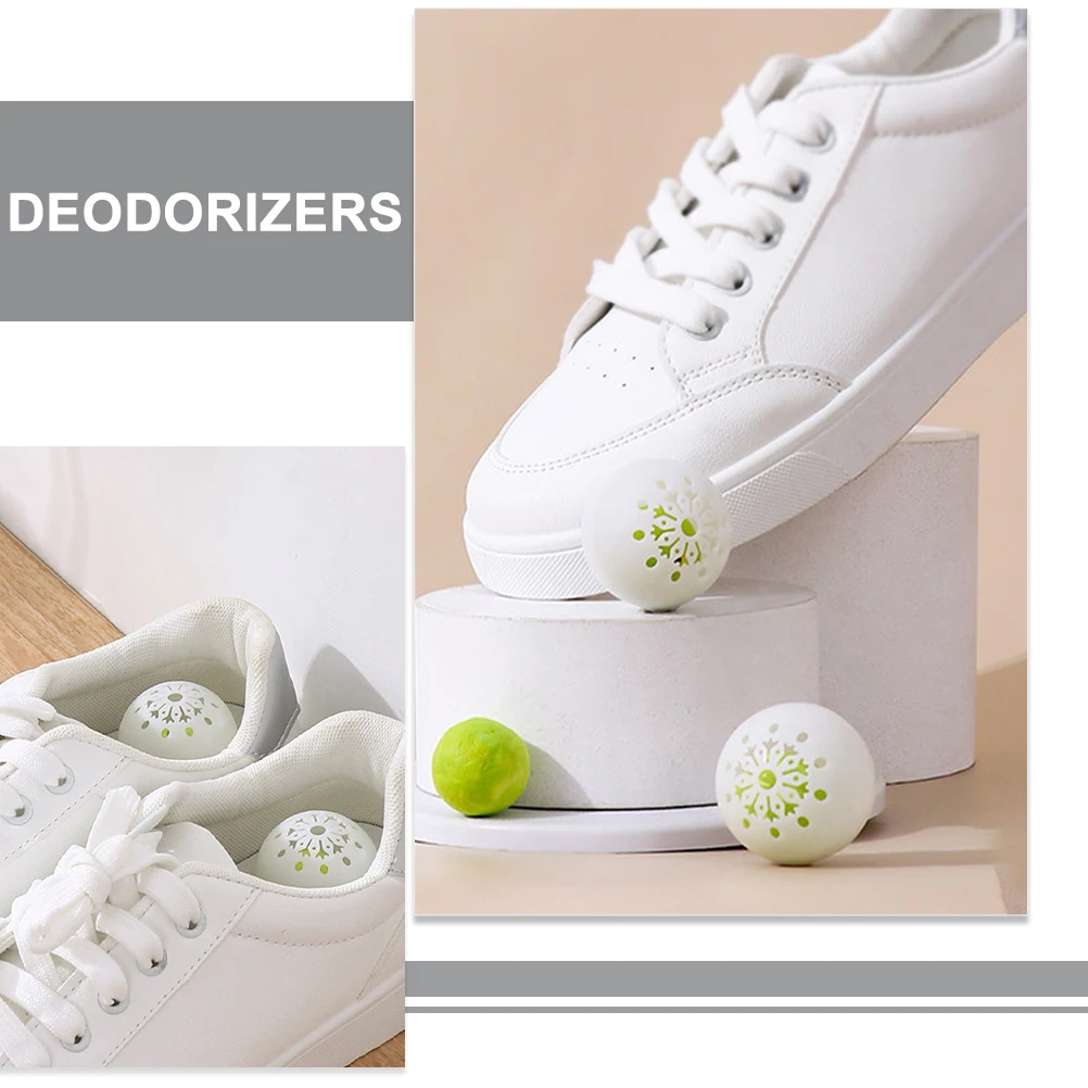 

12pcs Deodorant Balls Shoe Odor Portable Freshener Smell Remover Sneaker Closet Supplies