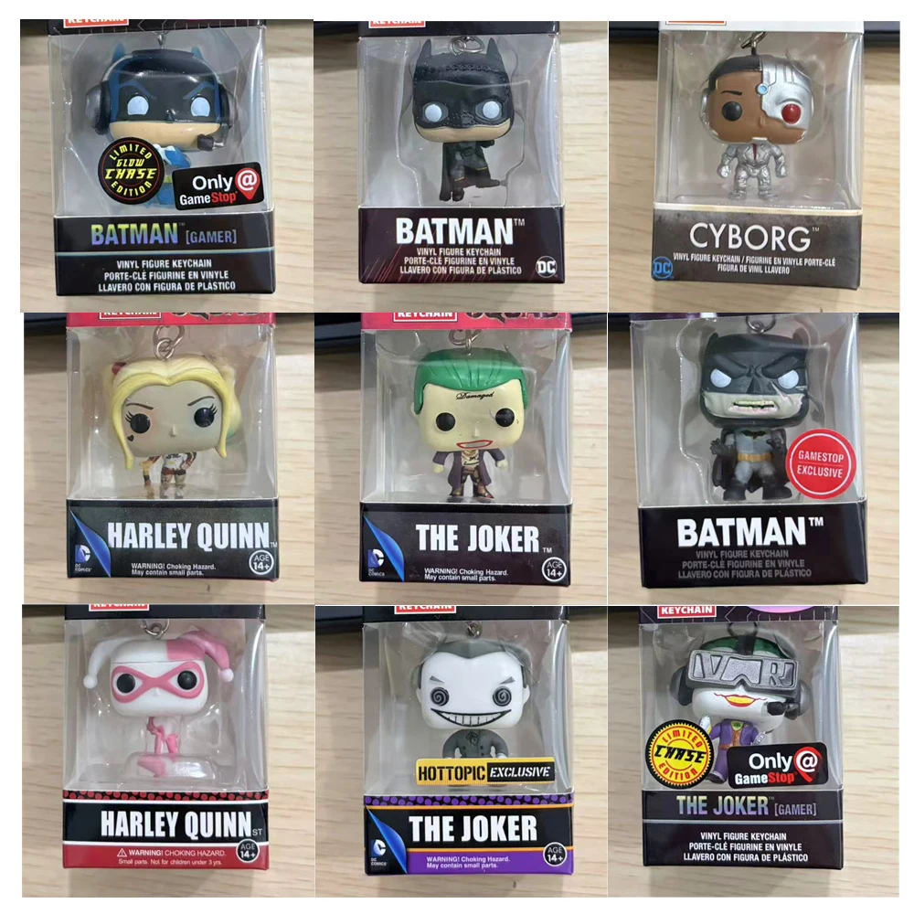 Figura de acción de Batman de la serie DC, juguete modelo del Joker y Harley Quinn