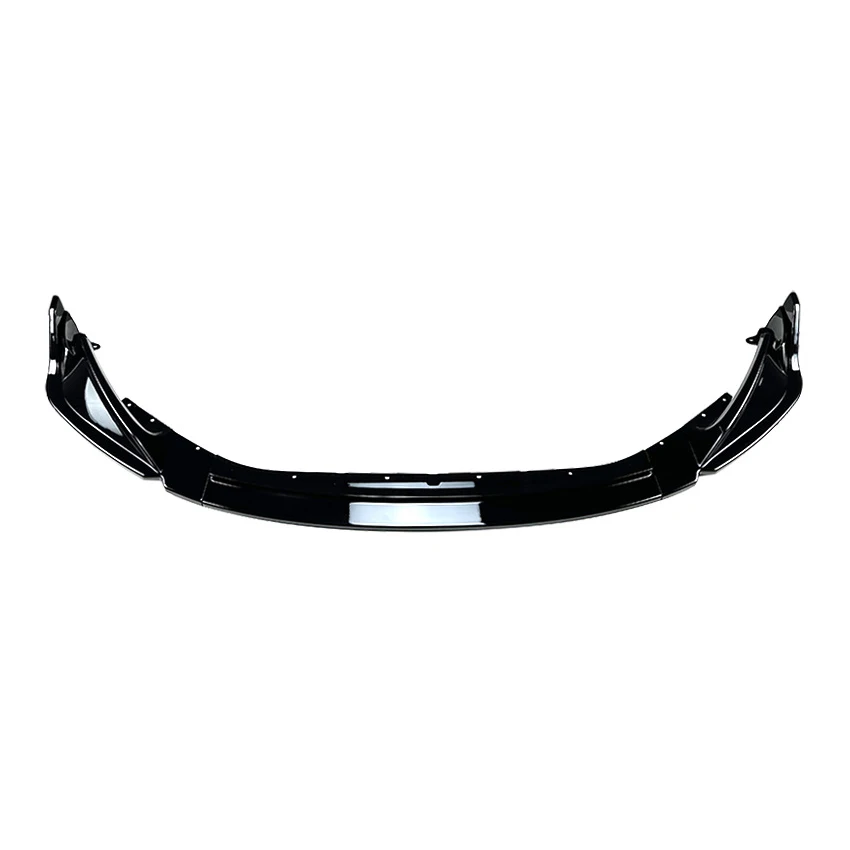 Glänzend schwarzer/Carbon-Look Frontspoilerlippe für BMW M3 G80 M4 G82 2021-2023 Frontstoßstangenschutz Unterer Splitter – Detail 1