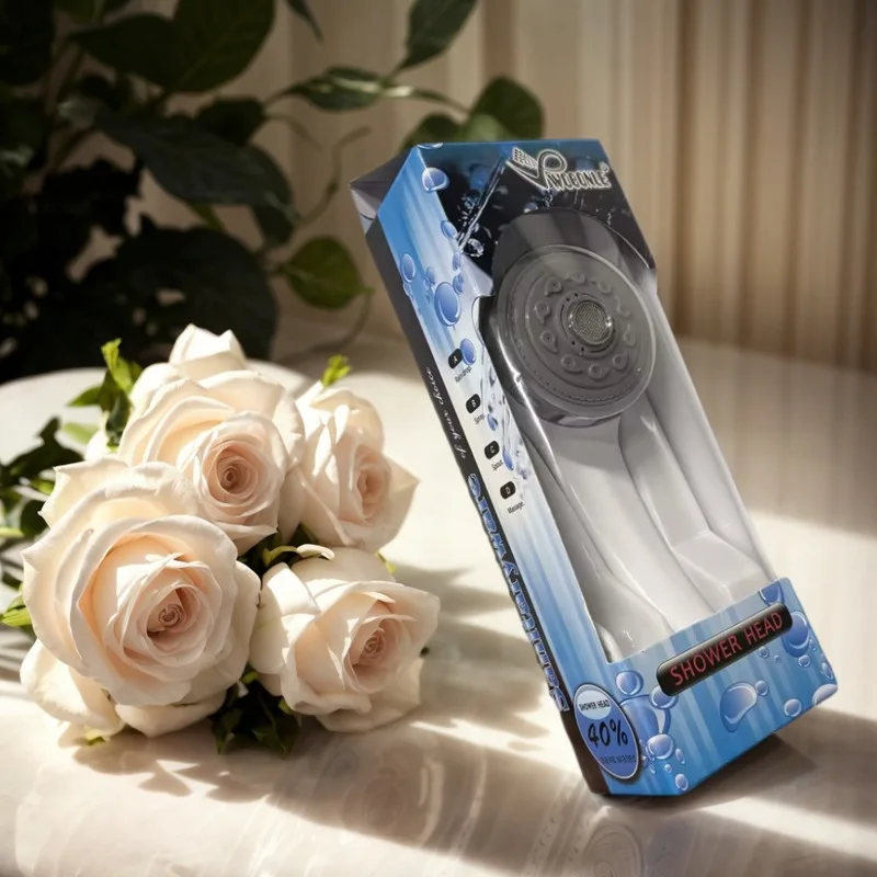 رأس دش عالي الضغط، إعدادات رذاذ متعددة، تصميم موفر للمياه، سهل التركيب، حمام مثالي، حمام منزلي، دش يومي