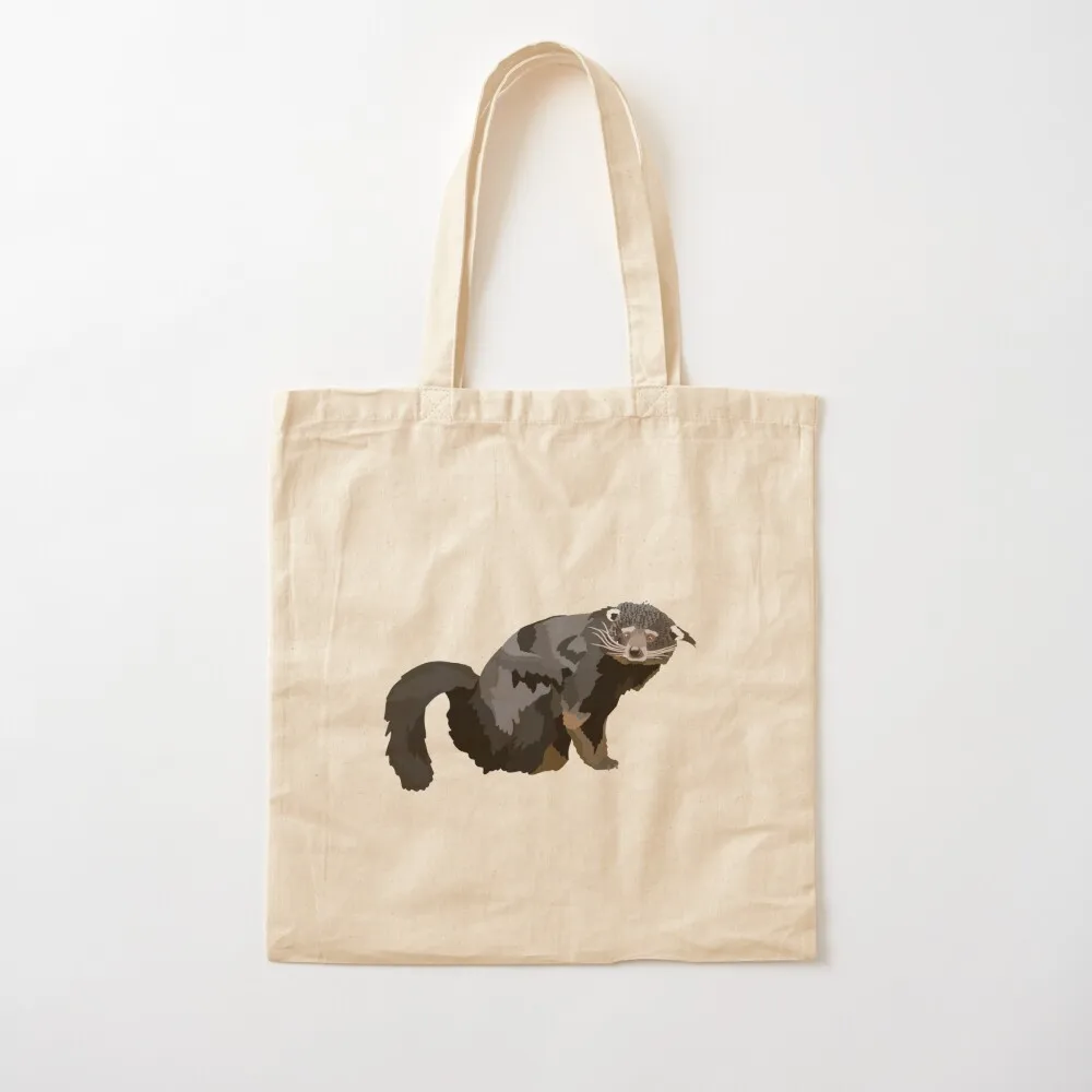 

B is for Binturong Tote Bag canvas tote bag for beach Canvas Tote Bag