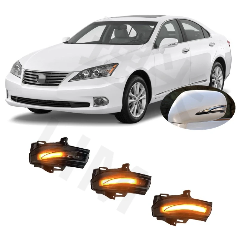 

for Toyota Lexus ES350 ES240 ACV40 GSV40 2009 2010 2011 2012 Dynamic LED Side Mirror Turn Light Signal Lamp