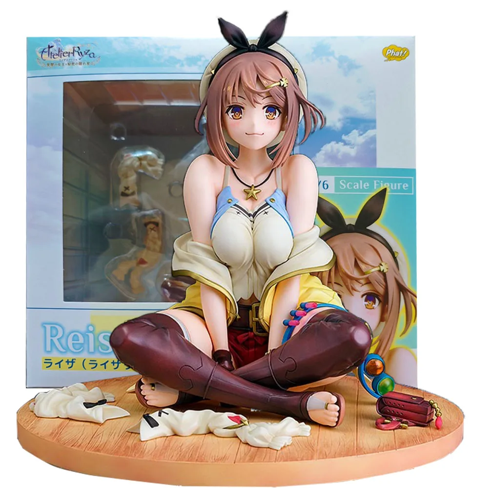 

16CM Anime Atelier Ryza: Ever Darkness & the Secret Hideout Figure Reisalin Stout Sitting Position Anime Model Toys Gifts PVC