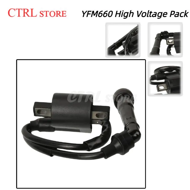 400mm Cable Length Ignition Coil Designed for YFM 660 Vehicles Manufactured 2001-2005 MOTO