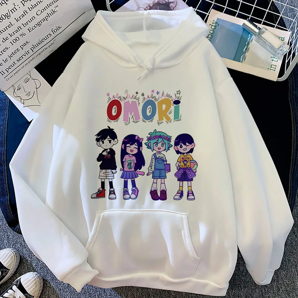 

Omori hoodies women anime y2k aesthetic 90s 2023 hoddies female Korean style Hood