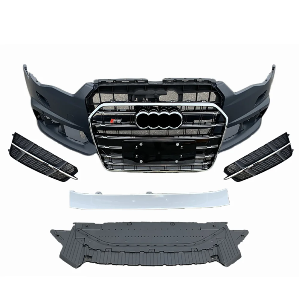 Cheap price Front bumper fcaelift RS6 BodyKit to A6 S6 C7PA Car Bumper With grille Car bodykit for audis A6  S6 C7.5 2015 -2018