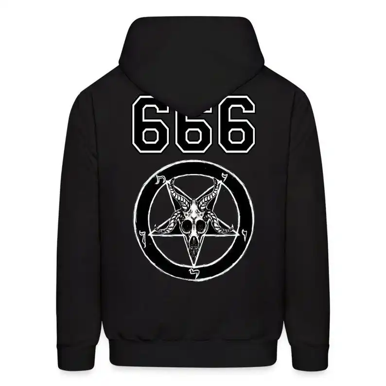Team Satanic pull Gothic Hoodie Hoodies Men's Women Hip Hop Vintage Sweatshirts Casual Long Sleeve Hooded Streetwear