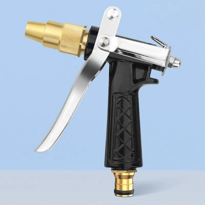 AWAH Garden Hose Nozzle-Metal High-Pressure Multi-Function Design Ideal For Car Cleaning& Plant Watering Systems
