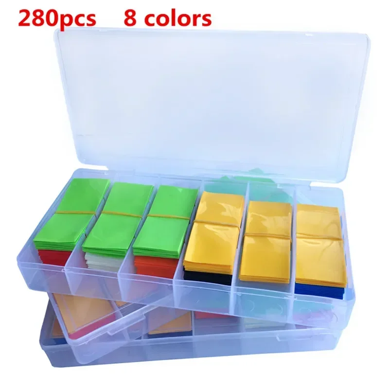 Heat Shrink Tube Kit for Lithium Battery, PVC Cable Sleeves 280 Covers 18650, 72mm, 8 Colors x 35 pcs