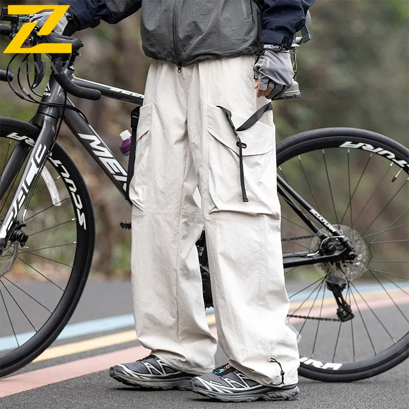 Men's Cargo Pants 2025 New Autumn Casual Loose Running Rock Climbing Trousers Camping Adventure Urban Style Breathable Pants