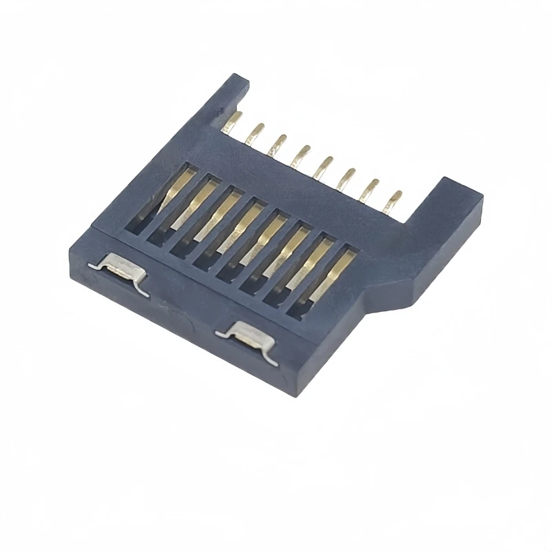 10PCS 8P TF Slot Welding Type SD Socket Micro SD Connector Card Slot Plastic Compact Deck MicroSD Card Holder For Phone Tablet