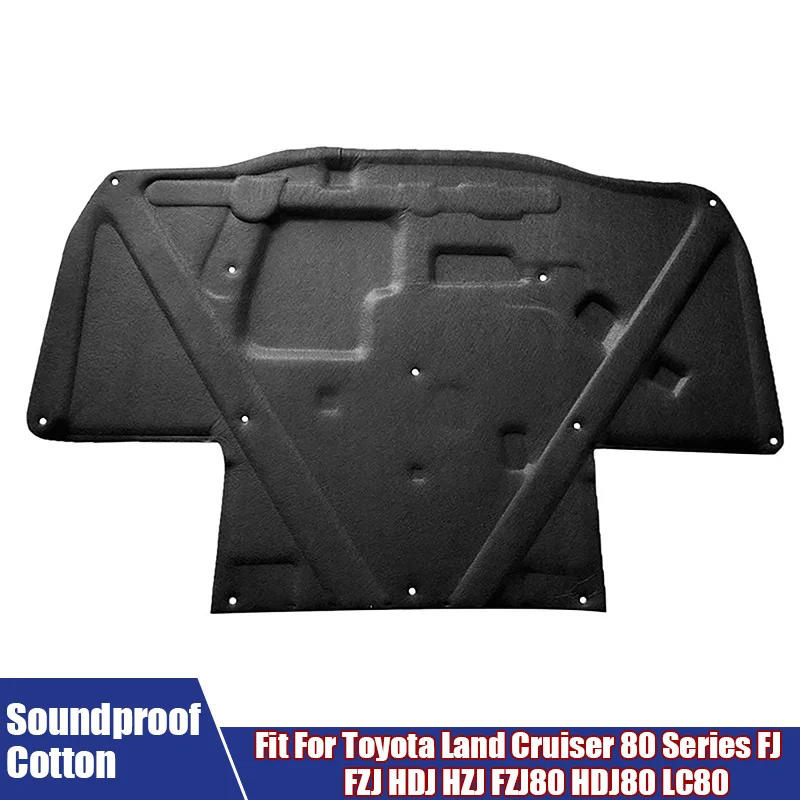 Car Accessories Engine Soundproof Heat Insulation Cotton Fit For Toyota Land Cruiser 80 Series FJ FZJ HDJ HZJ FZJ80 HDJ80 LC80