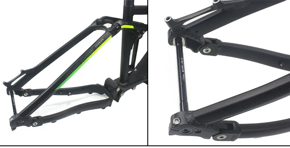 Mountainbike 27.5/29er Aluminiumlegering Emtb Frame Bafang M620 G510 1000W Intern Batterijframe