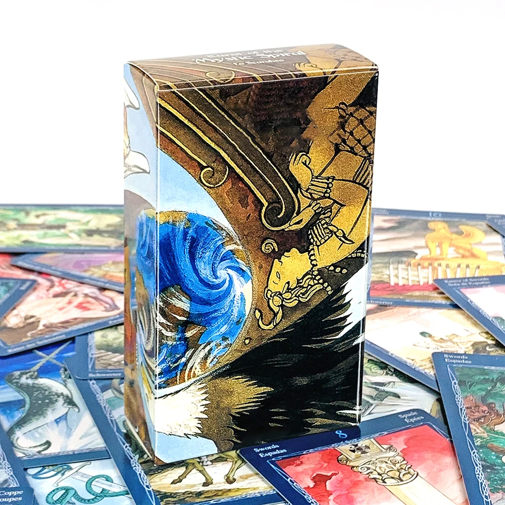 Nuevas cartas de Tarot, cartas de juego de reunión familiar, edición de adivinación de visiones en inglés, juegos Borad, Halloween, regalos de navidad