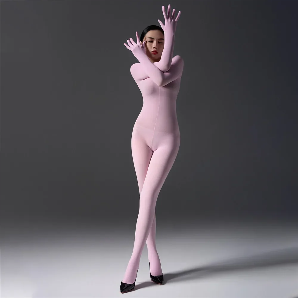 مثير المرأة 120D الجوارب مقنعين قناع مرونة ارتداءها شير انظر من خلال السروال القصير قفاز حللا تأثيري خادمة يوتار