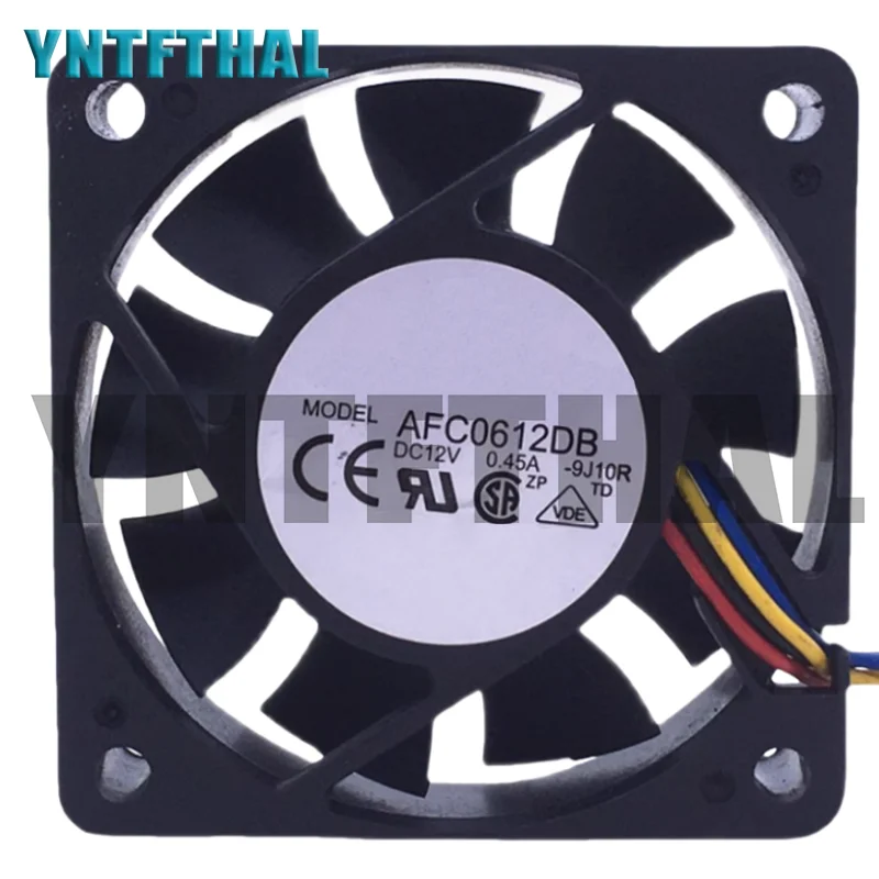 

New AFC0612DB 12V 0.45A 6CM 6015 4-Wire Cooling Fan