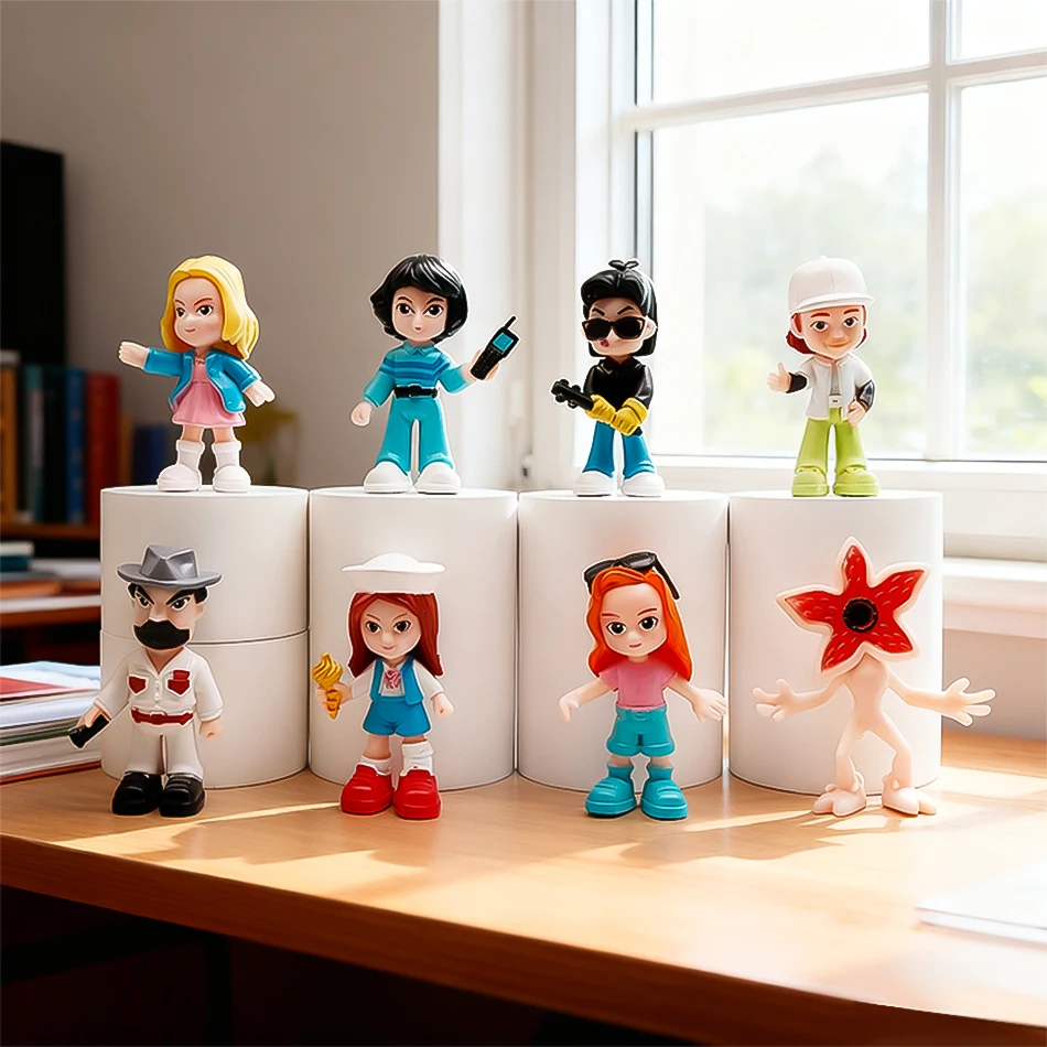 أنيمي غريب الأشياء kawayi الشكل الإبداعية شخصية تمثال زخرفة مفاجأة الطرفية سطح المكتب عيد ميلاد/هدية السنة الجديدة #4