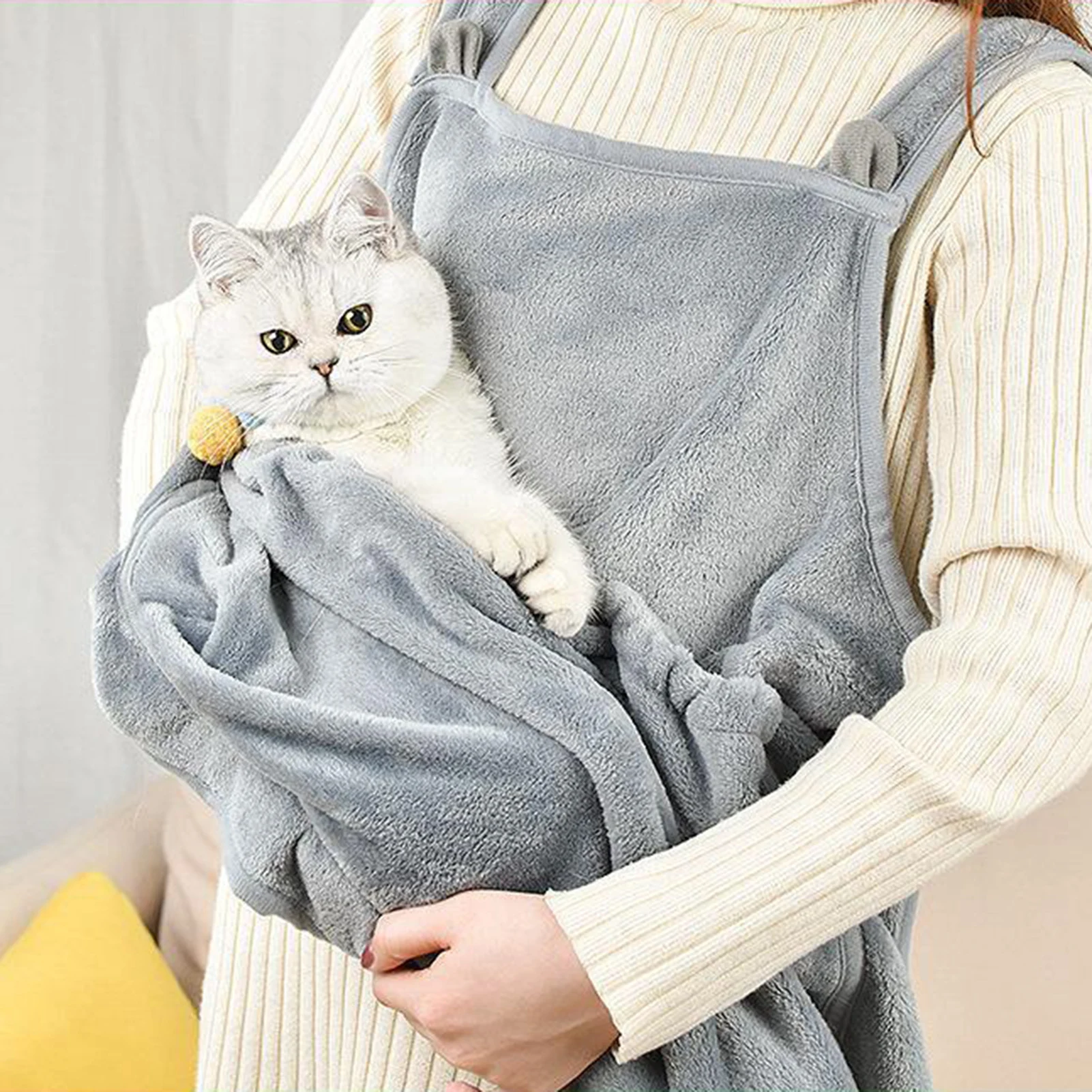 Cat Sling Accompany Carrier Bag Small Pet Sing Carrier Chest for Walk Outside Visiting Friends