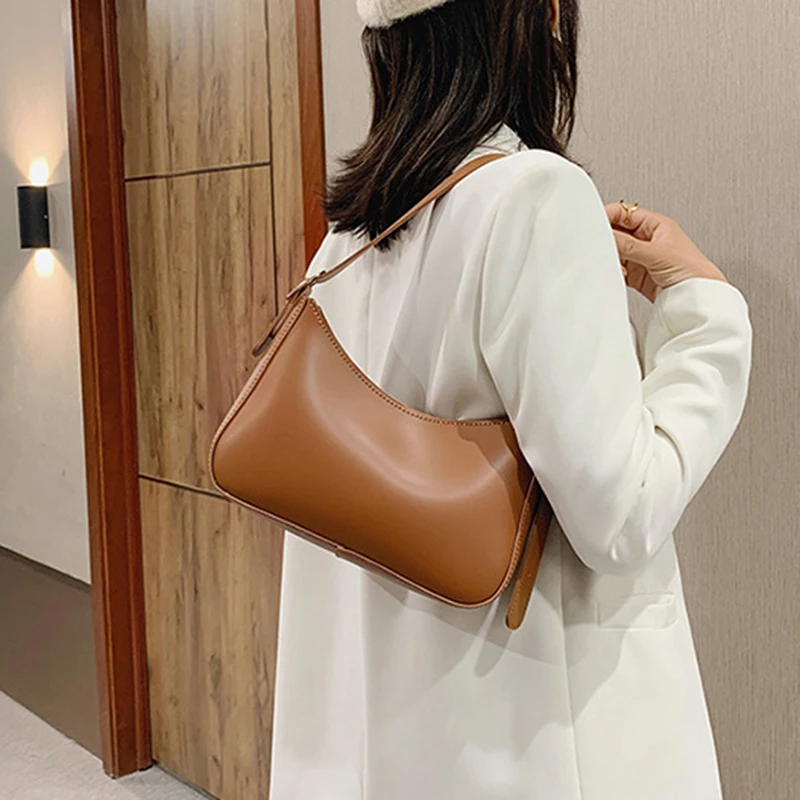 New DIY Leather Handmade Shoulder Underarm Bag Hand Stitching With Accessories Semi-finished Product PU Women Bag Material Set