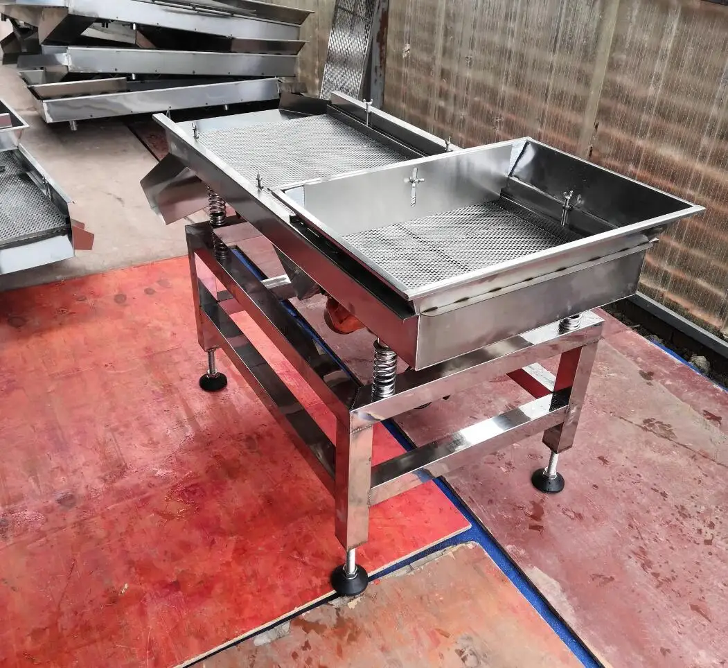 آلة فحص الحبوب متعددة الوظائف الكهربائية القابلة للتخصيص آلة شاشة تهتز خطية لفول الصويا الأرز