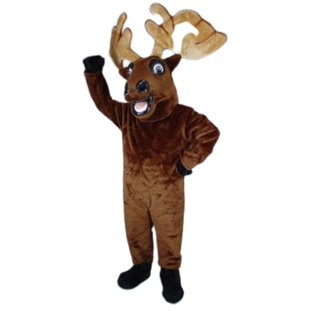 Mr. Moose Mascot Costume deer Adult Outfit Suit Fancy Dress SW864