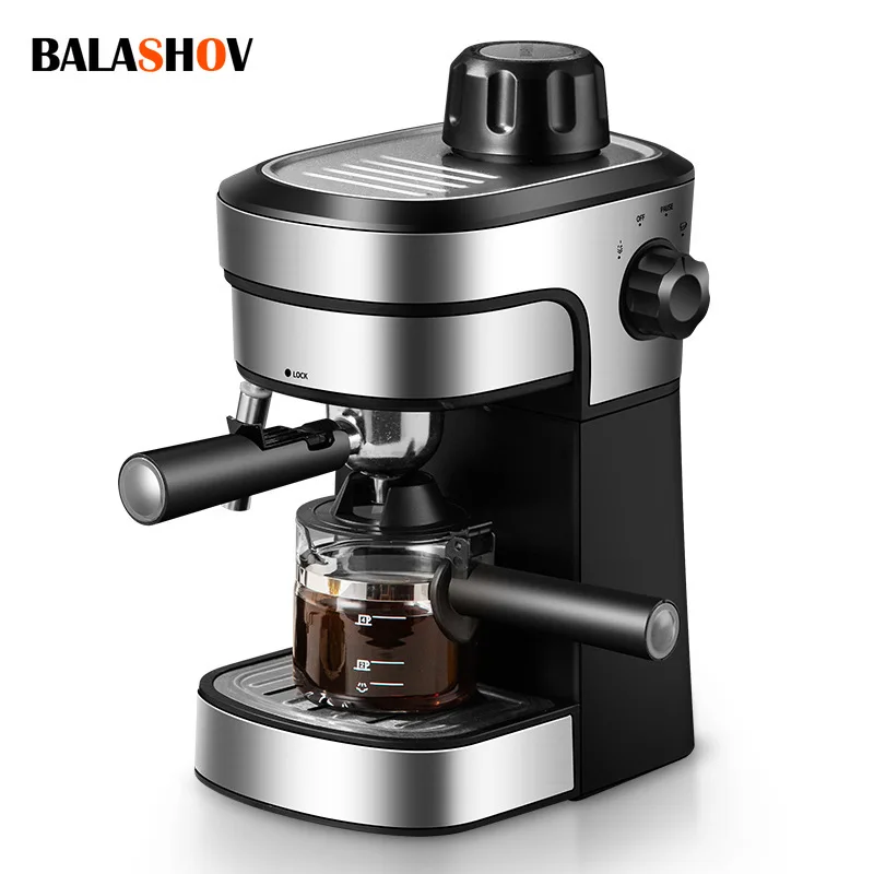 Electric Espresso Coffee Maker Hot/Cold Multiple Powder Espresso Machines 5 Bar Semi Automatic Cappuccino Hot Water