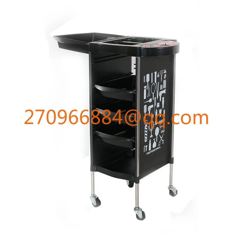 

Salon Hair Cart Beauty Barber Hair Salon Movable Tool Cart Home Finishing Storage Shelf