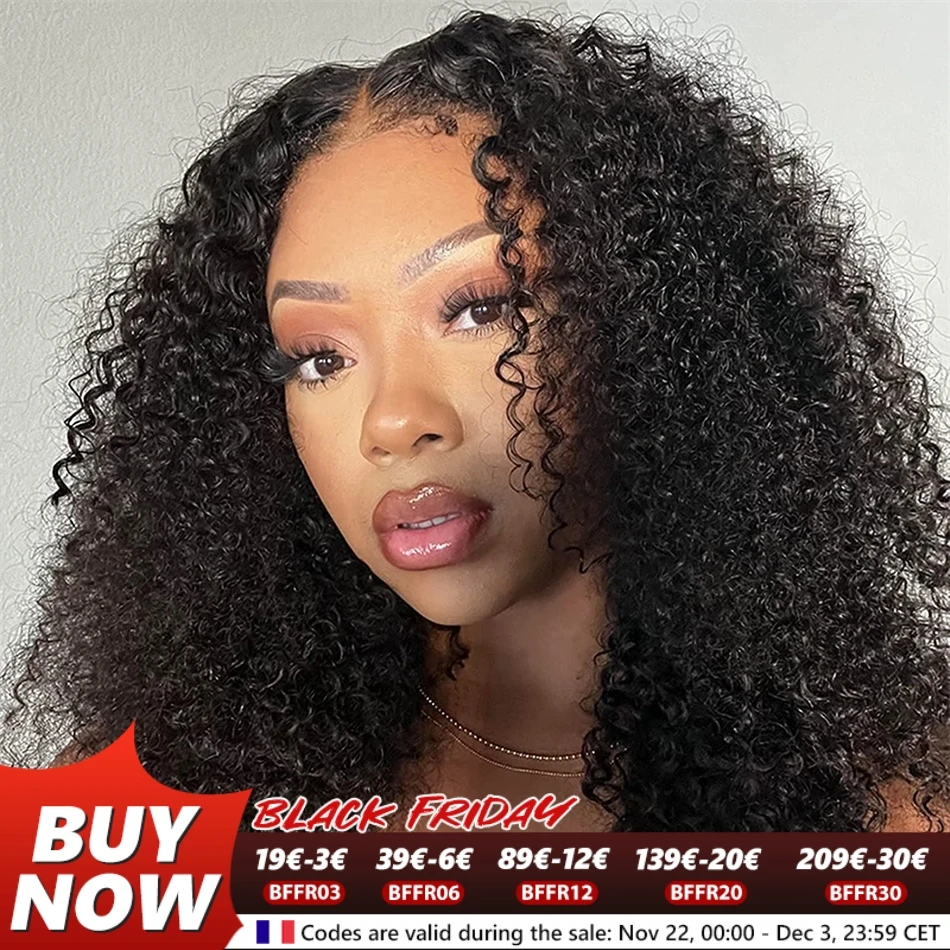 200 Density Deep Wave Frontal Wig Transparent 4x4 13x6 Lace Frontal Human Hair Wigs Curly Human Hair Lace Frontal Wigs For Women