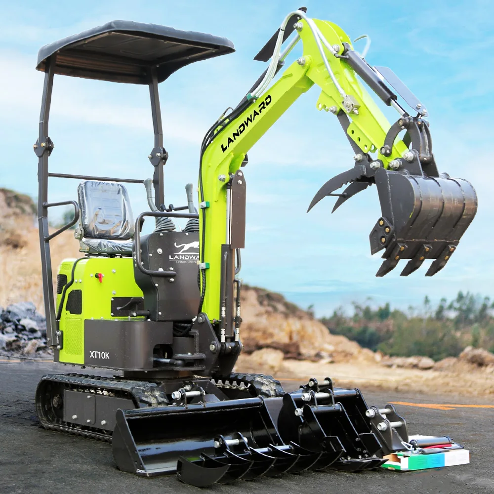 Mini escavatore da 1 tonnellata di alta qualità Personalizza escavatore multifunzionale Escavatore da 1,8 tonnellate Nuovo escavatore cingolato personalizzato